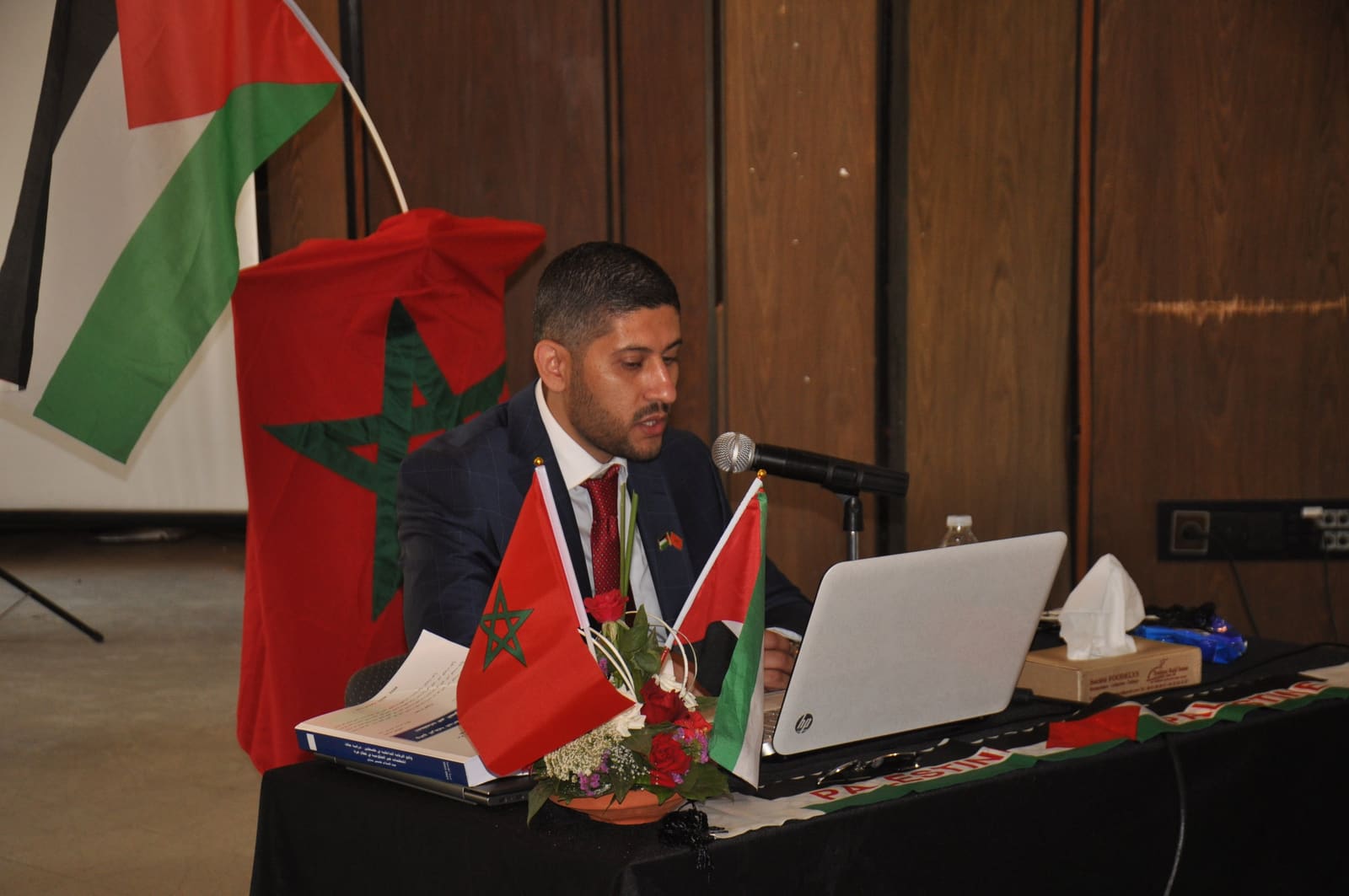 Dr. Badawi Abdalsalam in academic dress at his doctoral ceremony