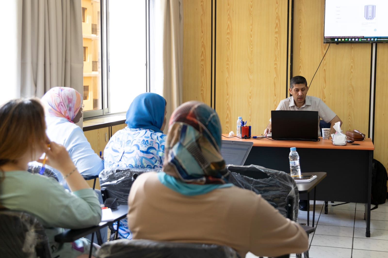 Dr. Badawi Abdalsalam on the conference floor